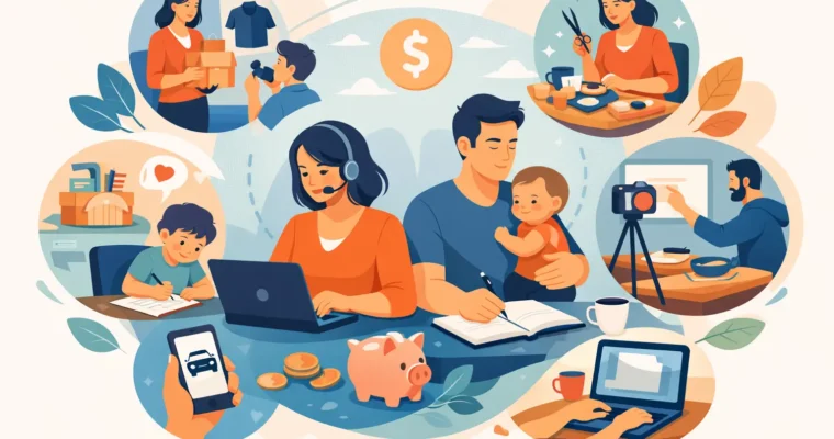 12 Side Hustle Ideas for Parents That Fit Real Life